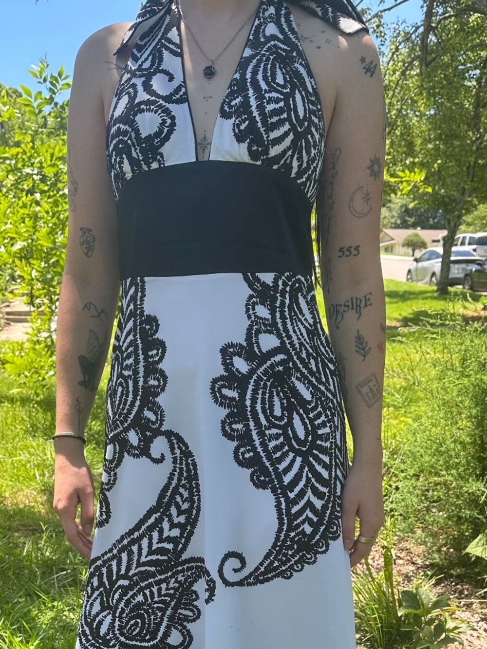 WHBH Vintage halter dress